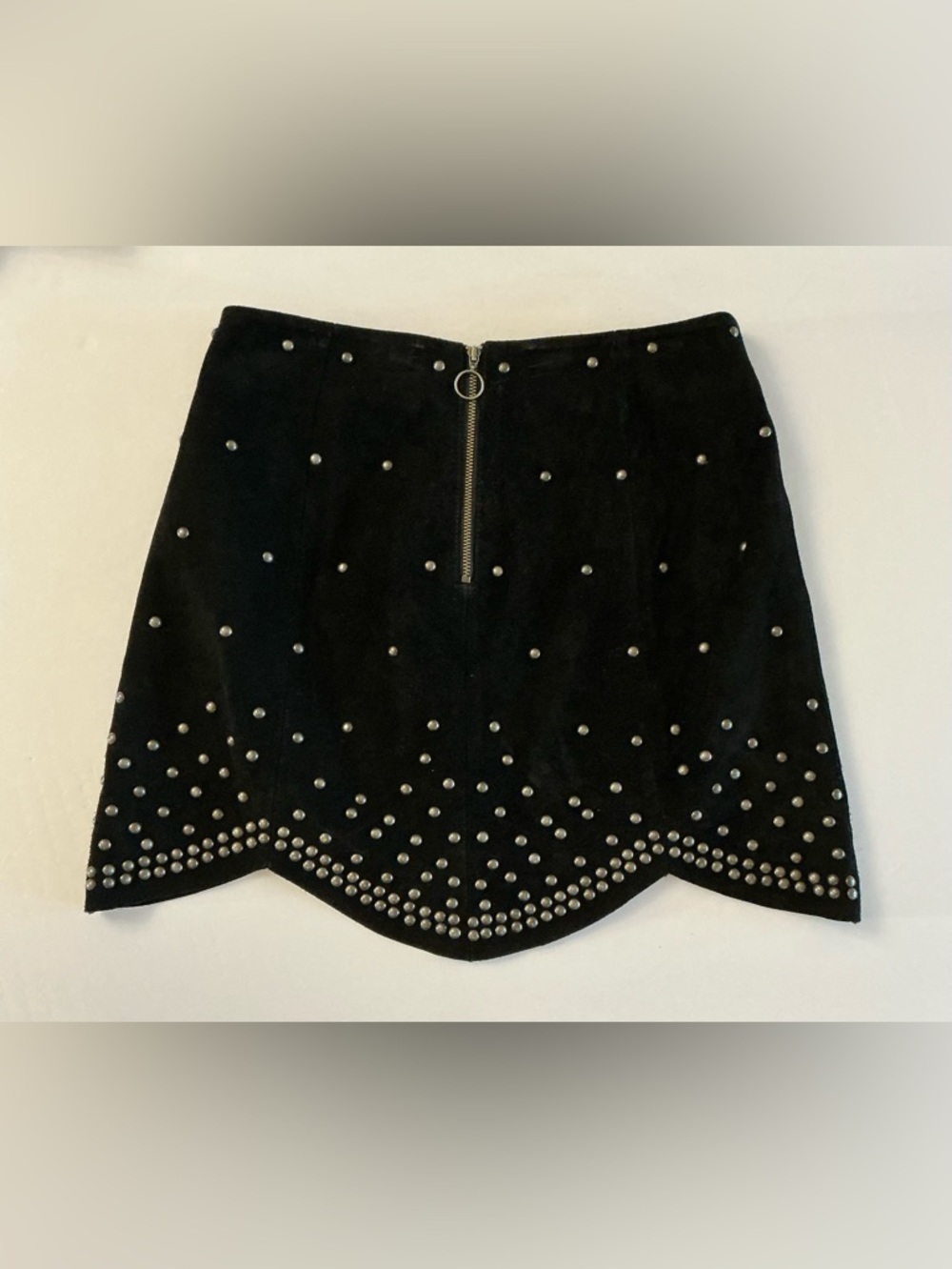 Free People Black Studded Mini Skirt - Picture 7 of 13